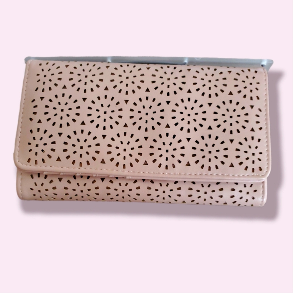 Pretty in Pink Embossed Wallet
